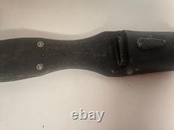 WW2 GERMAN ARMY FIELD BAYONET CARL EICKHORN FROG HOLDER SCABBARD WithBELT HOLDER