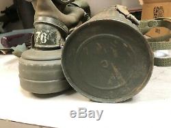 WW2 GERMAN ARMY GAS MASK and ORIGINAL CAN