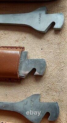 WW2 GERMAN ARMY MULTI TOOL INSTRUMENT SET IN LEATHER POUCH Rare