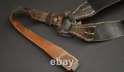 WW2 GERMAN ARMY Y-STRAPS withD-RINGS, RBN# ORIGINALS