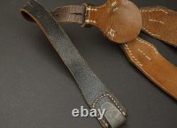 WW2 GERMAN ARMY Y-STRAPS withD-RINGS, RBN# ORIGINALS