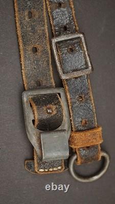 WW2 GERMAN ARMY Y-STRAPS withD-RINGS, RBN# ORIGINALS