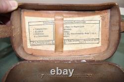 WW2 German 1940 Dated Medical First Aid Kit With Contents Army Wound Bandage