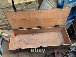 WW2 German Army 15cm K. 10 Cannon Parts Wooden Box All Original HUGE BOX