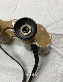 WW2 German Army 6X30 Binoculars Ordnance Tan' cag' Cold Weather with Strap