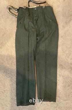 WW2 German Army Combat Trousers. Dated 1943 Near Mint And Guaranteed Original