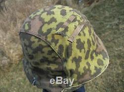 WW2 German Army Elite Uniform Helmet Cover Reversible Camo Camouflage WWII