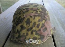 WW2 German Army Elite Uniform Helmet Cover Reversible Camo Camouflage WWII