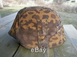 WW2 German Army Elite Uniform Helmet Cover Reversible Camo Camouflage WWII