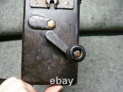 WW2 German Army Field Phone 1940, Bakelite Case, WaA amp, not K98, M24, P08