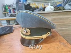 WW2 German Army Generals Officers Service Visor Hat Cap Schirmuttzen Repro