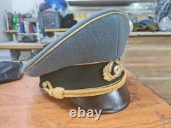 WW2 German Army Generals Officers Service Visor Hat Cap Schirmuttzen Repro