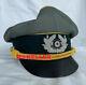 Ww2 German Army Heer Field Marshal General Officers Crusher Peak Visor Hat Cap