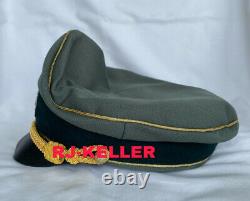 WW2 German Army HEER Field Marshal General Officers Crusher Peak Visor Hat Cap