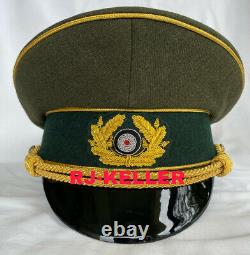 WW2 German Army HEER Field Marshal General Officers Parade Dress Visor Hat Cap