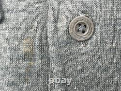 WW2 German Army Heer SS Issue Shirt, L/S Gray-Green Italian Wool IV 43-44 RARE