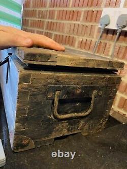 WW2 German Army Lead Lined 2cm Ammo Box Nicely marked