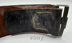 WW2 German Army Leather Combat Field Belt RBNr Marked Wehrmacht Uniform Kit