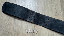 WW2 German Army Leather Combat Field Belt RBNr Marked Wehrmacht Uniform Kit