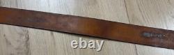 WW2 German Army Leather Combat Field Belt RBNr Marked Wehrmacht Uniform Kit