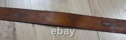 WW2 German Army Leather Combat Field Belt RBNr Marked Wehrmacht Uniform Kit