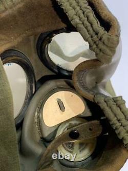 WW2 German Army M30 Gasmask & Canister WWII Original AUER Berlin GREY