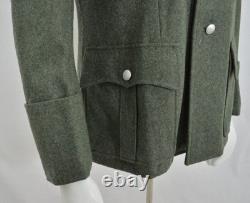 WW2 German Army M35 Officer Wool Tunic Reproduction Field Grey Uniform Jacket