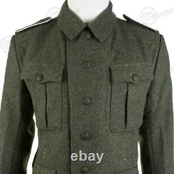 WW2 German Army M40 Field Gray Wool Tunic Premium