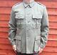 Ww2 German Army M40 Field Grey Tunic Size 44inch Chest New Reproduction Heer Wh