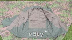 WW2 German Army M40 Field Grey Tunic Size 44inch Chest NEW Reproduction Heer WH