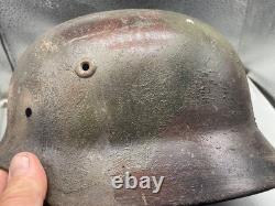 WW2 German Army M40 Helmet Modern Painted in Normandy Style Camo Size 64