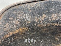 WW2 German Army M40 Helmet Original Painted Black Size 64