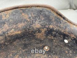 WW2 German Army M40 Helmet Original Painted Black Size 64