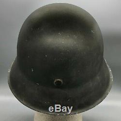 WW2 German Army M42 Helmet CKL66 Complete Weathered Restoration