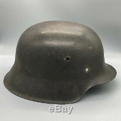 WW2 German Army M42 Helmet Shell Ckl66 Original Paint