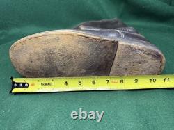 WW2 German Army Marschstiefel Leather Marching Jackboots Wehrmacht Boots Size 8