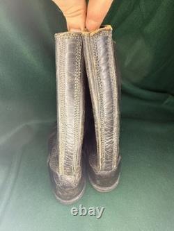 WW2 German Army Marschstiefel Leather Marching Jackboots Wehrmacht Boots Size 8