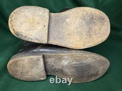 WW2 German Army Marschstiefel Leather Marching Jackboots Wehrmacht Boots Size 8