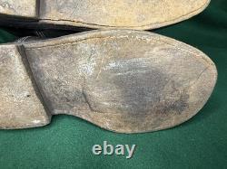 WW2 German Army Marschstiefel Leather Marching Jackboots Wehrmacht Boots Size 8
