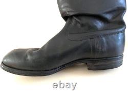 WW2 German Army Officer Boots Black Leather. Sz 44/12(US). Orig