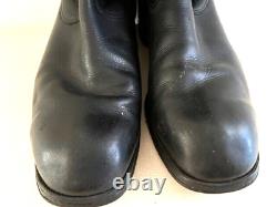 WW2 German Army Officer Boots Black Leather. Sz 44/12(US). Orig