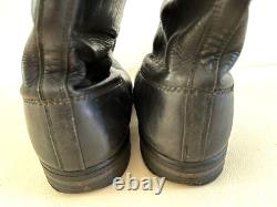 WW2 German Army Officer Boots Black Leather. Sz 44/12(US). Orig