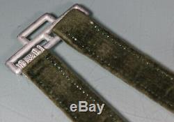 WW2 German Army Officer's Deluxe Dagger Hangers. Silver Bullion. NICE! S179