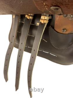 WW2 German Army Officers Saddle Dated 1943 RESTORED WW2 German Army Officers Saddle Dated 1943 RESTORED