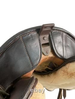 WW2 German Army Officers Saddle Dated 1943 RESTORED