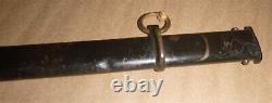 WW2 German Army Officers Sword Lions Head + Scabbard Brass & Steel, Anton Wingen