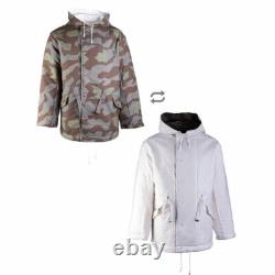 WW2 German Army WH Reversible Splintertarn & White Camo Jacket WWII Repro New