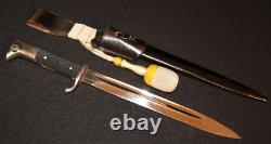 WW2 German Army Wehrmacht Dress Bayonet Carl Eickhorn Solingen 3rd Inf. Portepee