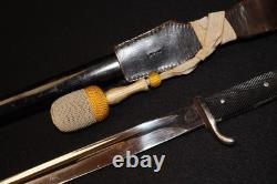 WW2 German Army Wehrmacht Dress Bayonet Carl Eickhorn Solingen 3rd Inf. Portepee