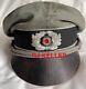 Ww2 German Army Wehrmacht Heer Auxiliary Officers Crusher Visor Hat Cap Sz 59